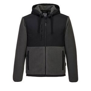 Portwest Mens KX3 Borg Fleece Fleece Jacket / Black/Gray